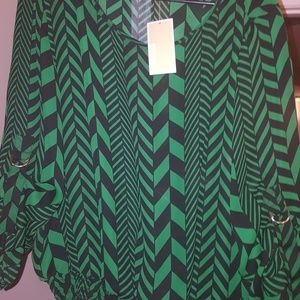 Michael kors green and black  with tags